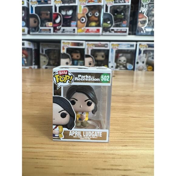 BITTY April Ludgate Parks & Recreation Funko Pop #502 Rec Show Aubrey Plaza TV - Picture 1 of 6